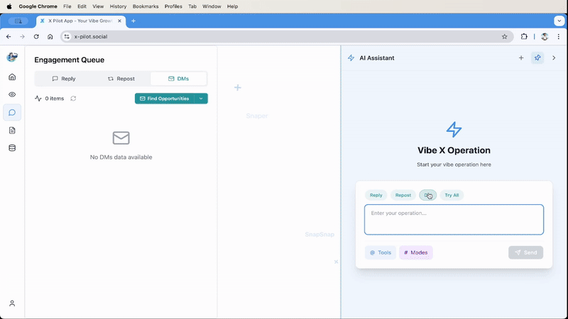 Smart Mention & DM Opportunities preview